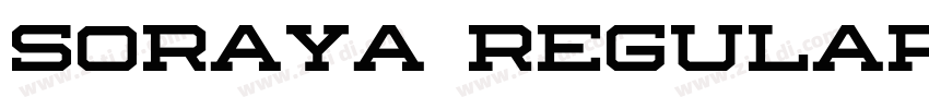 Soraya Regular字体转换 Soraya Regular字体转换